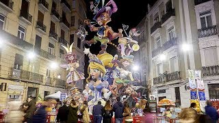 Spains Las Fallas festival A celebration of art satire and fire [upl. by Roye]