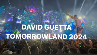 David Guetta in Tomorrowland 2024 [upl. by Schmeltzer672]