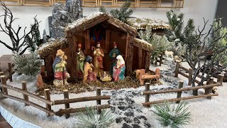 DIY CHRISTMAS NATIVITY  CHRISTMAS WINTER NATIVITY [upl. by Aicinet103]