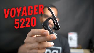 Best Mono Bluetooth Headset in 2021 Plantronics Voyager 5220 [upl. by Giacomo432]