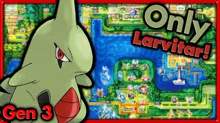 Can I Beat Pokemon Fire Red with ONLY Larvitar 🔴 Pokemon Challenges ► NO ITEMS IN BATTLE [upl. by Yrocal]