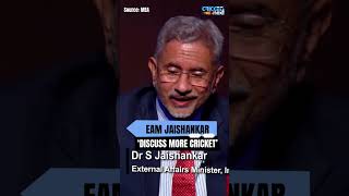 EAM Jaishankars Witty Advice to Improve IndAus Relations Discuss More Cricket  ytshorts [upl. by Largent]