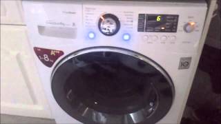 LG Steam Washing Machine Spinning Direct Drive [upl. by Crosley29]