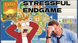 MOST STRESSFUL CATAN END  Cities amp Knights Gameplay [upl. by Arlie405]