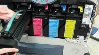 Installing the Transfer Belt Maintenance Kit ITU C750 C752 C760 C762 X750e MFP X752e X762e MFP ITU [upl. by Roeser923]