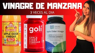 ¿Cuál es la Mejor Manera de Tomar el Vinagre de Manzana Gomitas GOLÍ Pastillas o Liquido [upl. by Claudian]