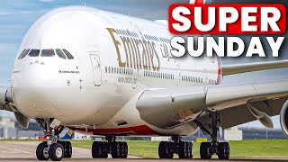 ✈️ Manchester Airport LIVE 🔴 Super Sunday [upl. by Valenba]