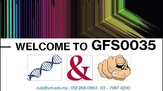 DNA and YOU GFS0035 2425 Sem1 1 General Introduction see descriptions for timestampssubtopics [upl. by Penrod276]