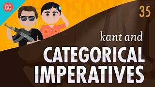 Kant amp Categorical Imperatives Crash Course Philosophy 35 [upl. by Nimoynib845]