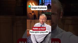 „POLSKA WYJDZIE Z GRUPY” PRAWDA CZY FAŁSZ Z KRYCHOWIAKIEM SHORT [upl. by Anaya815]