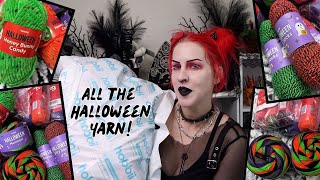 Unboxing Hobbii Halloween Yarn 2024  Full Line Up [upl. by Leffert]