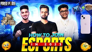 How To Join Free Fire eSports In 2023 😍  How To Become eSport Player 🥺  eSports Kaise Join kare 🤔 [upl. by Laitselec201]