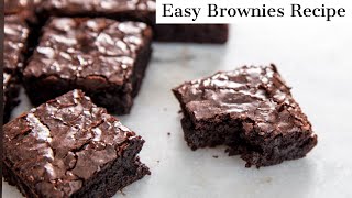 Easy Brownies Recipe [upl. by Ericha864]