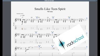 Smells Like Teen Spirit Rockschool Grade 3 Guitar [upl. by Alliuqat]