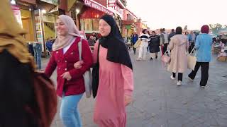 GW was amazed by hospitality and yummy food in Morocco  in Jemaa elFnaa souk Marrakesh  4K 60FPS [upl. by Memory]