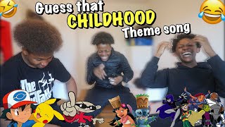 Guess The CHILDHOOD Theme Song Ft Ronzo amp Kstar😂👶🏽 [upl. by Jamel422]