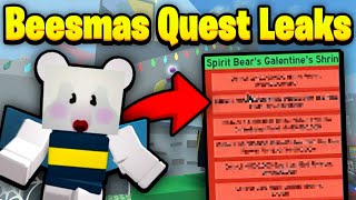 When Are The Beesmas Quest Leaks Coming [upl. by Lessur]