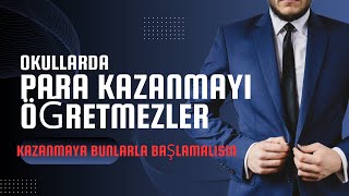 Okullarda ne yazık paranın nasıl kazanılacağını öğretmiyorlar [upl. by Jourdan867]