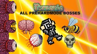 Terraria 124 ALL PREHARDMODE BOSS SPEEDRUN WORLD RECORD SOLO [upl. by Eitac]