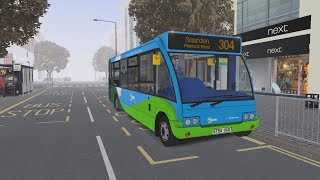 Route 349  Wantsum Bus St  Smarden Pitstock Rd  Optare Solo  Omsi 2 [upl. by Mata]