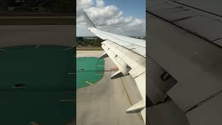 Aerial view of Miami from an Airplane including landing at Miami International Airport in Florida [upl. by Ardeahp]