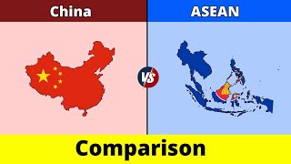 China vs ASEAN  ASEAN vs China  China  ASEAN  Comparison  Data Duck [upl. by Htabmas572]