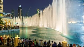 Amazing Dancing Fountain Show in Dubai [upl. by Esahc27]