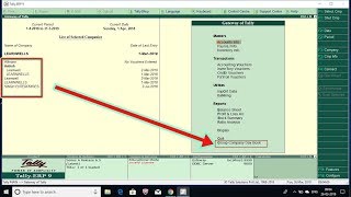 Tally ERP 9  Group Company Daybook  Special Daybook [upl. by Gnik]