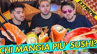 SUSHI EXTREME CHALLENGE 🍣 CHI PERDE PULISCE IL CESSO  Matt amp Bise ft Amedeo Preziosi [upl. by Fidellia]