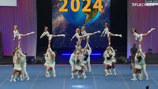 Top Gun All Stars Angels  Semi Finals 2024 The Cheerleading Worlds WITH SOUND [upl. by Clemente]