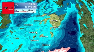 Dauerregen und Gewitter Wetterumschwung trifft Teile Deutschlands heftig [upl. by Marthe]