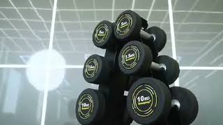 Rubber Dumbbells Set By Strongway For Home Gym Fitness Workout Equipment [upl. by Henka490]