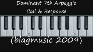 Dominant 7th Arpeggios  Vocal Warm Up Internalisation Excercise [upl. by Hecker349]