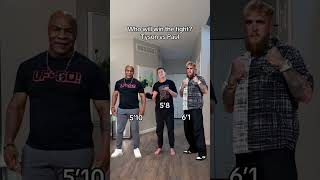 Who will win Mike Tyson vs Jake Paul boxing tall short [upl. by Utta290]