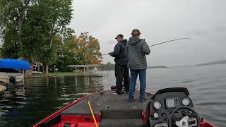 Honeoye Lake New York 9282024 bass tournament [upl. by Sokil]