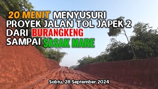 TRABAS MENYUSURI PROYEK JALAN TOL JAKARTA CIKAMPEK 2 DARI BURANGKENG SAMPAI KERTARAHAYU  SEPT 2024 [upl. by Inahpit]