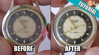 EASY amp CHEAP  How to Remove Polish and Buff Out Scratches From Acrylic Watch Crystal [upl. by Aenet]