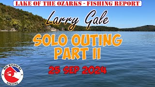 Lake of the Ozarks Bass Fishing  25 Sep 2024  Fishing report [upl. by Xenophon831]