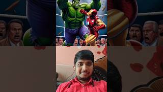 Iron Man vs Hulk – Boxing Battle of the Century 🥊 Shorts Marvel [upl. by Neladgam]