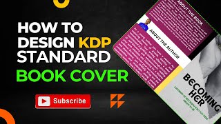 HowTo Create A KDP Standard Paperback Book Cover With CANVA Using Your Phone [upl. by Tavi]