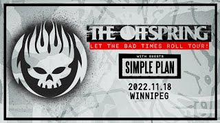 The Offspring  Canada Life Centre  Winnipeg MB 111822 [upl. by Kcirej]