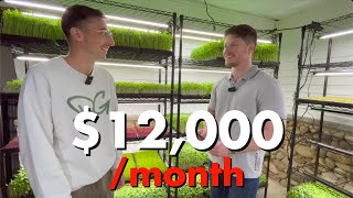 How He Turned 1k Into 12k Month from Microgreens Local CEO Show Ep 03 Donny Greens [upl. by Reivaz]