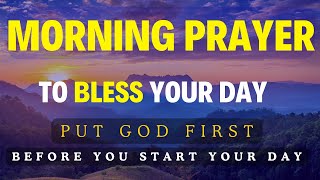 GOD FIRST  The Most Powerful Way to Start Your Day Blessed and Full of Positivity [upl. by Ardnik]