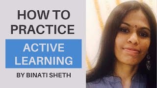 How To Practice Active Learning Effective Active Learning Techniques [upl. by Elleynad]