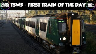 Train Sim World 5  First Train Of The Day  WCML  Class 350 [upl. by Ahsinirt886]