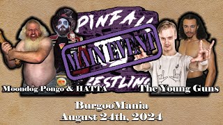 Pinfall Wrestling FULL MATCH  HATTA and Moondog Pongo vs The Young Guns [upl. by Trumann]