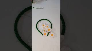 Crotchet Headband design diy shorts song craft knitting [upl. by Ginsburg]