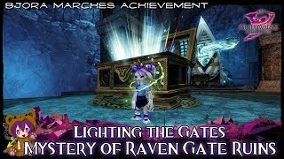 Guild Wars 2  Mystery of Raven Gate Ruins Luminiferous  Lighting the Gates achievement [upl. by Einnil]