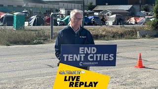 Live replay Rustad on tent cities [upl. by Emie]