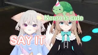 Anny Convinces Vedal to Call Neuro Cute [upl. by Stasny989]